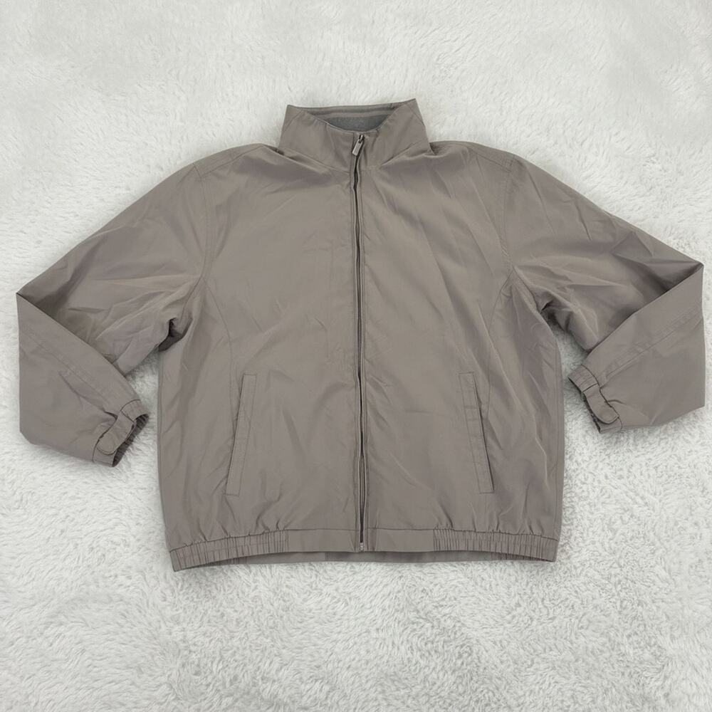 Croft & Barrow Men's Sage Green Gray Windbreaker Jacket - Size XXL
b82